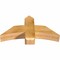 Ekena Millwork Bellingham Rough Sawn Timber Gable Bracket, Western Red Cedar, 36"W x 18"H x 6"D x 6"F, 12/12 Pitch GBW036X18X0606BEL00RWR - alternate 4